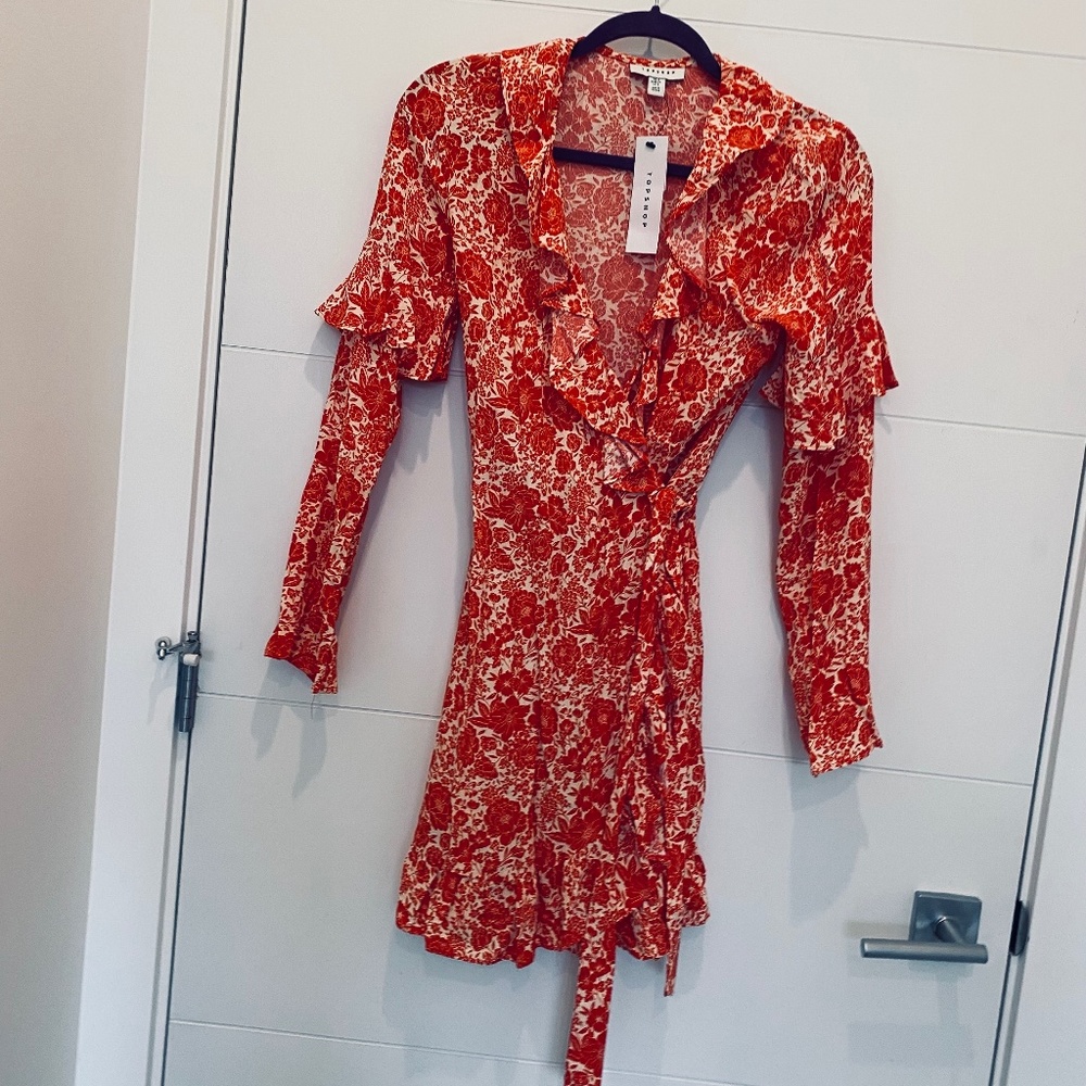 Top Shop New Wrap Around Dress - 2